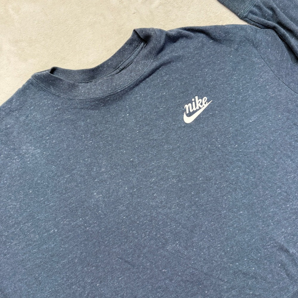 Nike Sweatshirt Women's XXL Long Sleeve Crewneck Top Shirt Vintage Logo Blue